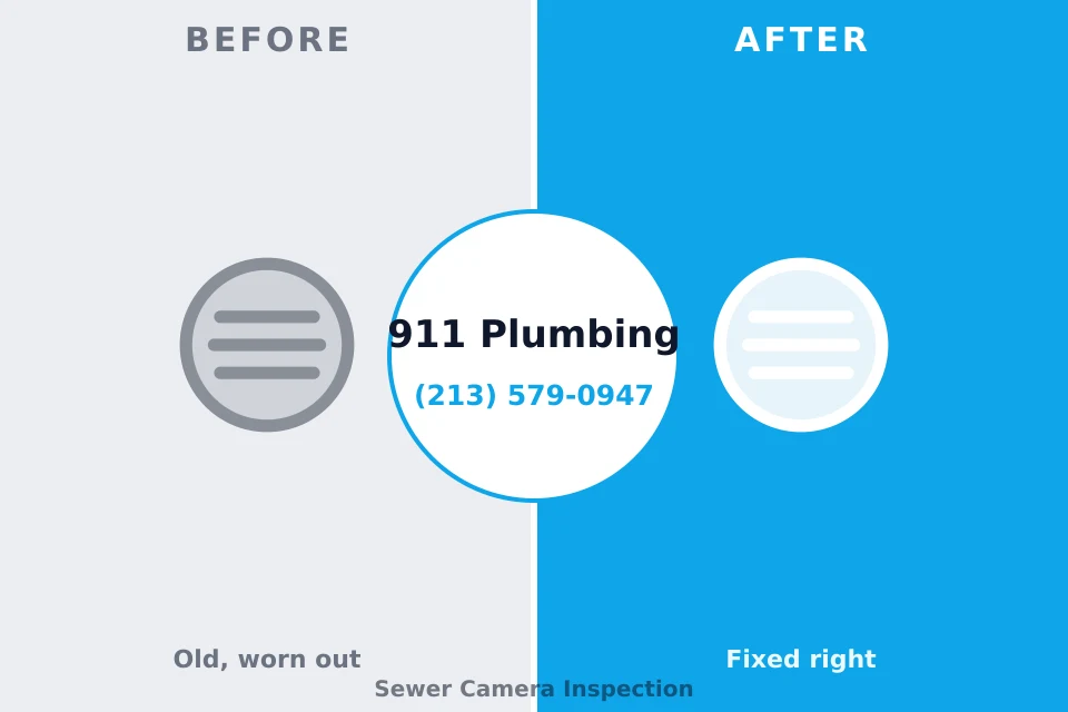 Before and after: plumbing company Rocky Top, TN